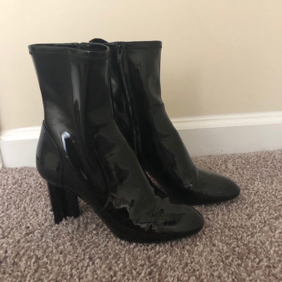 Louis Vuitton patent leather boots - Picture 1 of 2
